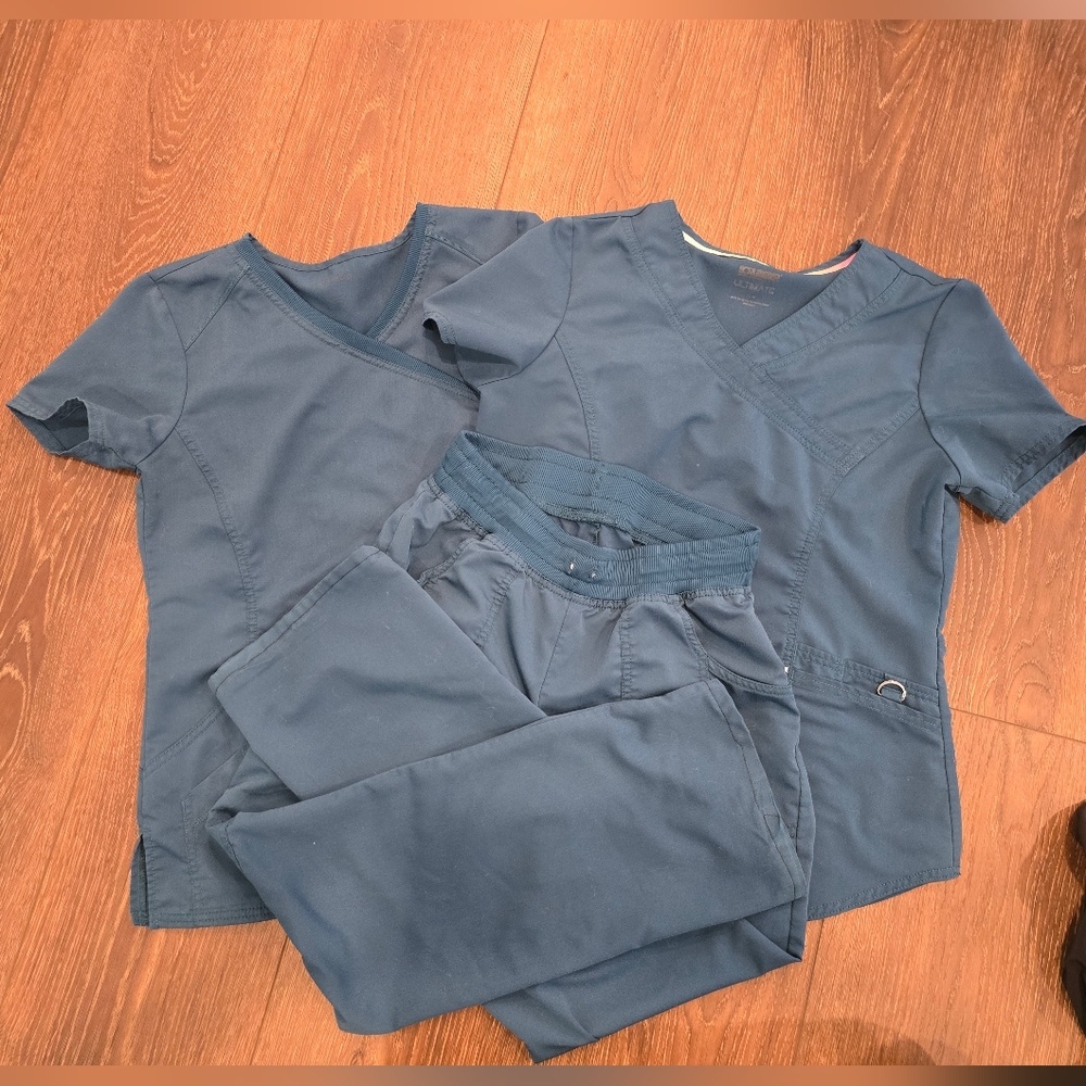 Blue Scrub Set